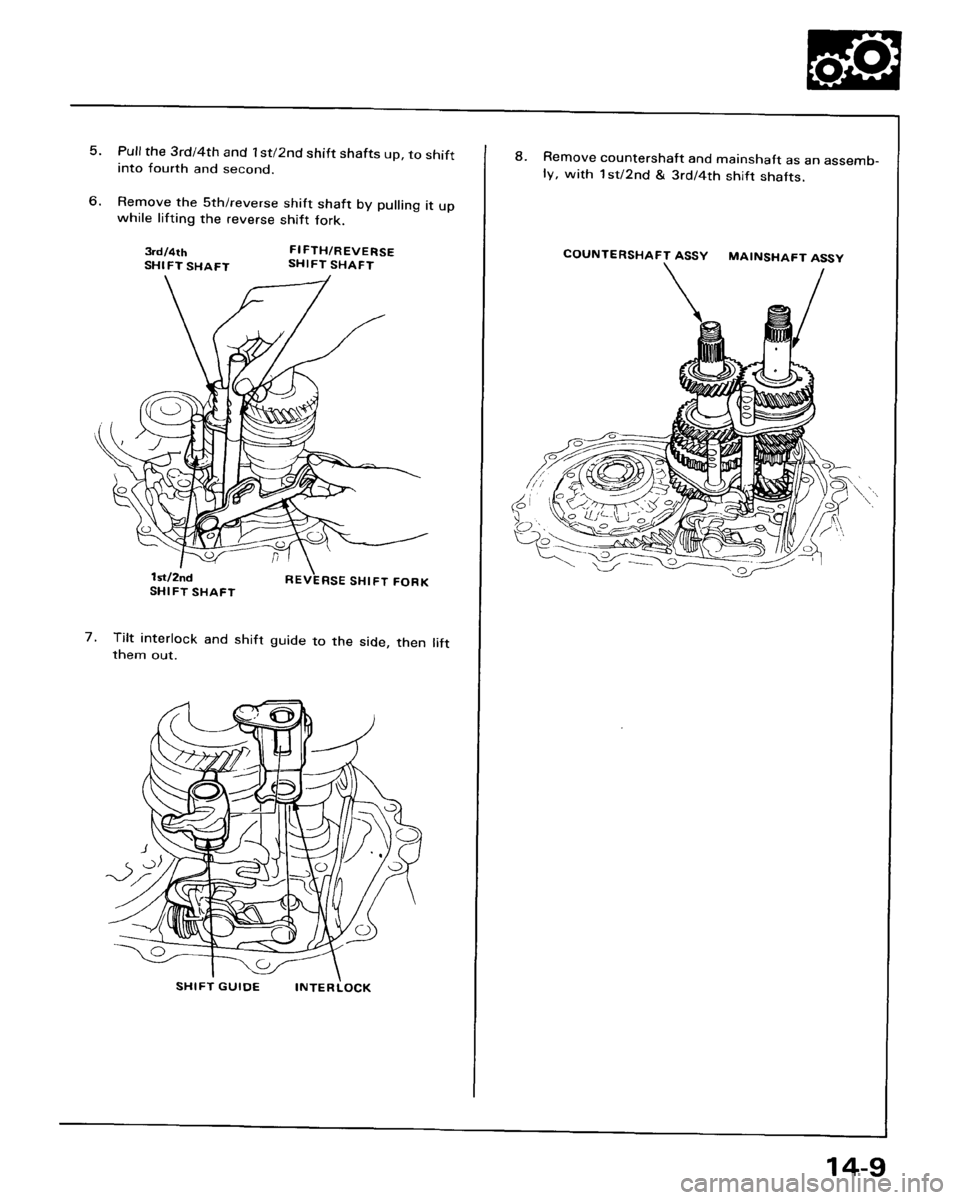 HONDA ACCORD 1986 CA / 3.G Workshop Manual 
