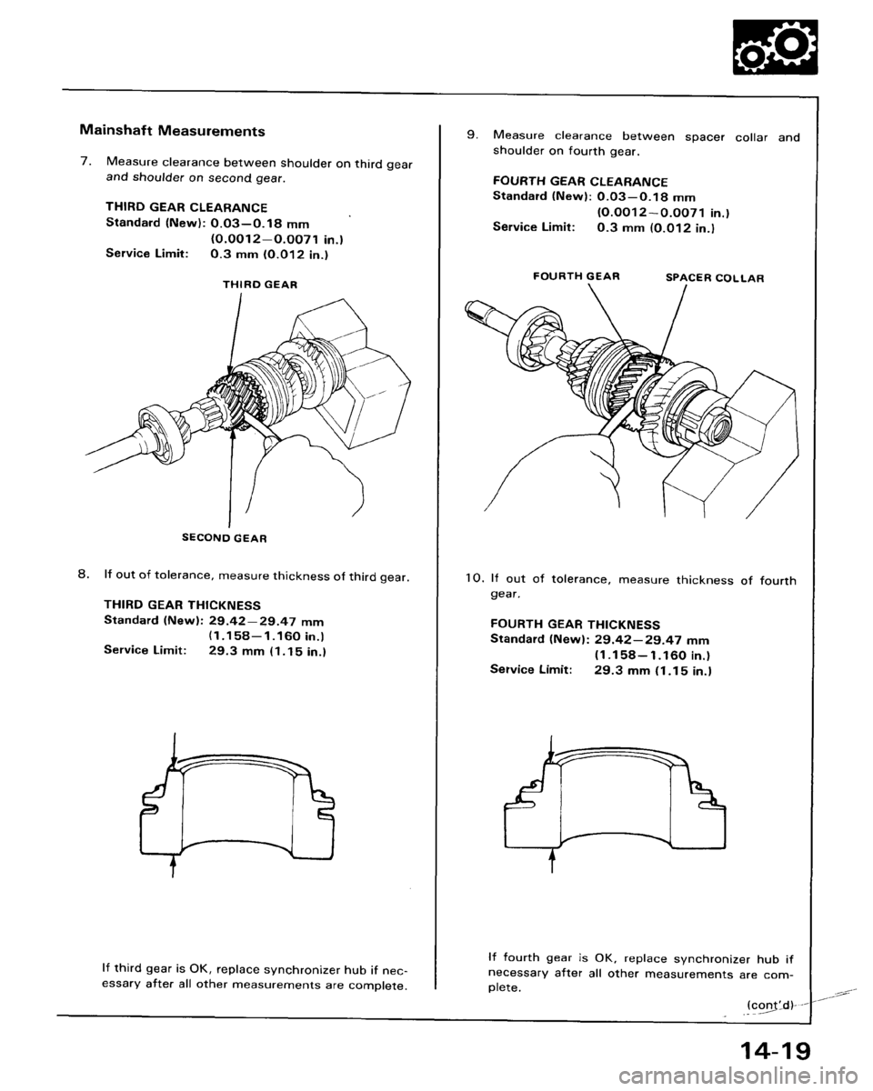 HONDA ACCORD 1986 CA / 3.G Workshop Manual HONDA ACCORD 1986 CA / 3.G Workshop Manual