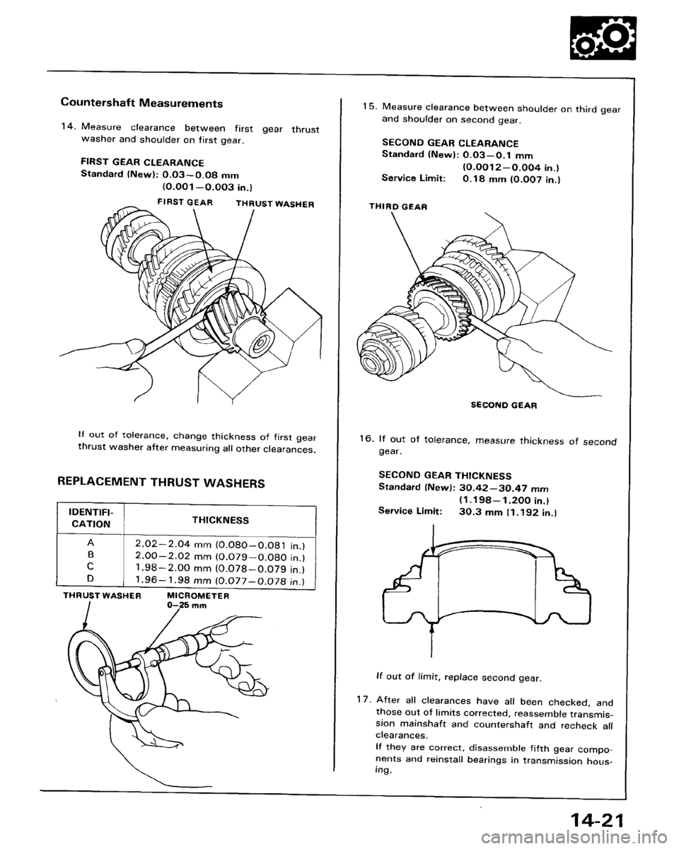 HONDA ACCORD 1986 CA / 3.G Workshop Manual HONDA ACCORD 1986 CA / 3.G Workshop Manual