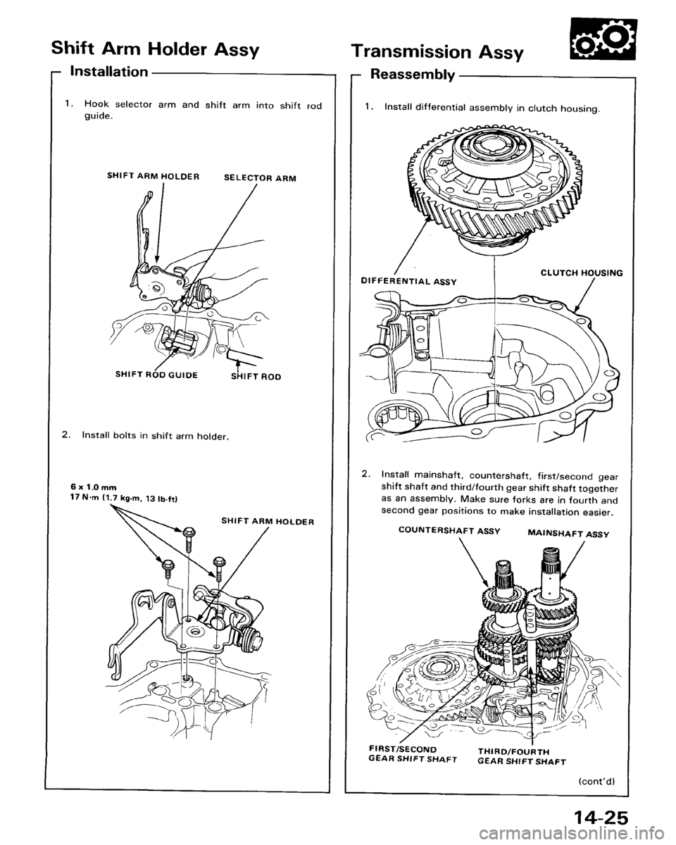 HONDA ACCORD 1986 CA / 3.G Workshop Manual HONDA ACCORD 1986 CA / 3.G Workshop Manual