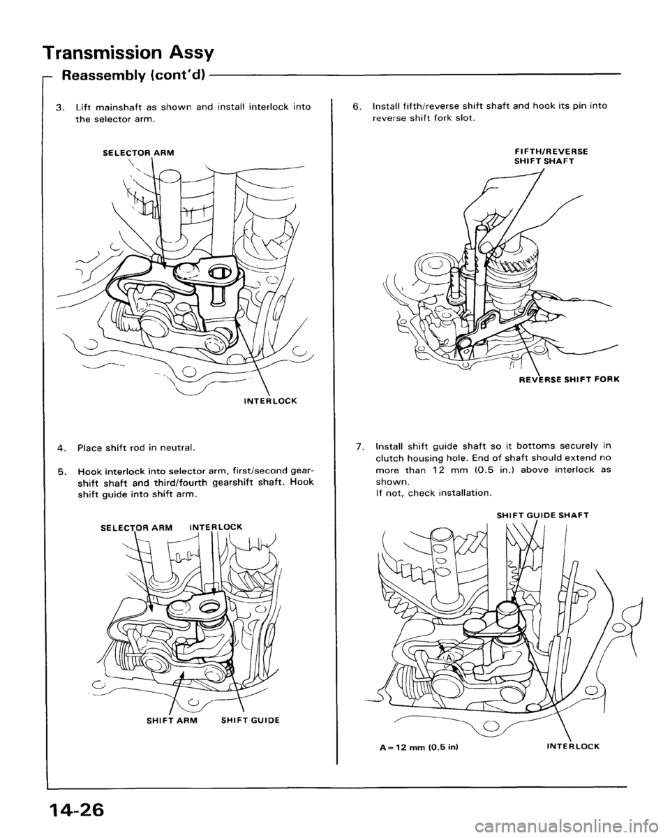 HONDA ACCORD 1986 CA / 3.G Workshop Manual HONDA ACCORD 1986 CA / 3.G Workshop Manual