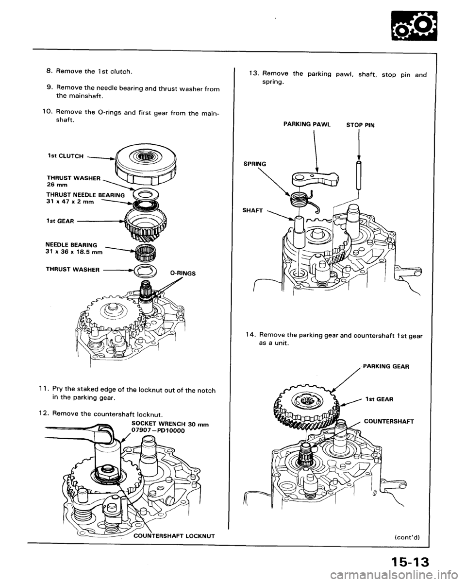 HONDA ACCORD 1986 CA / 3.G Workshop Manual HONDA ACCORD 1986 CA / 3.G Workshop Manual