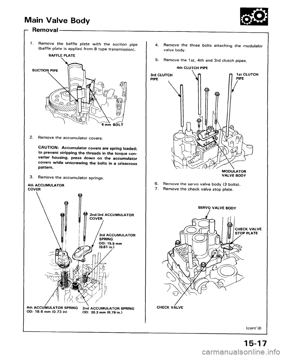 HONDA ACCORD 1986 CA / 3.G Workshop Manual HONDA ACCORD 1986 CA / 3.G Workshop Manual