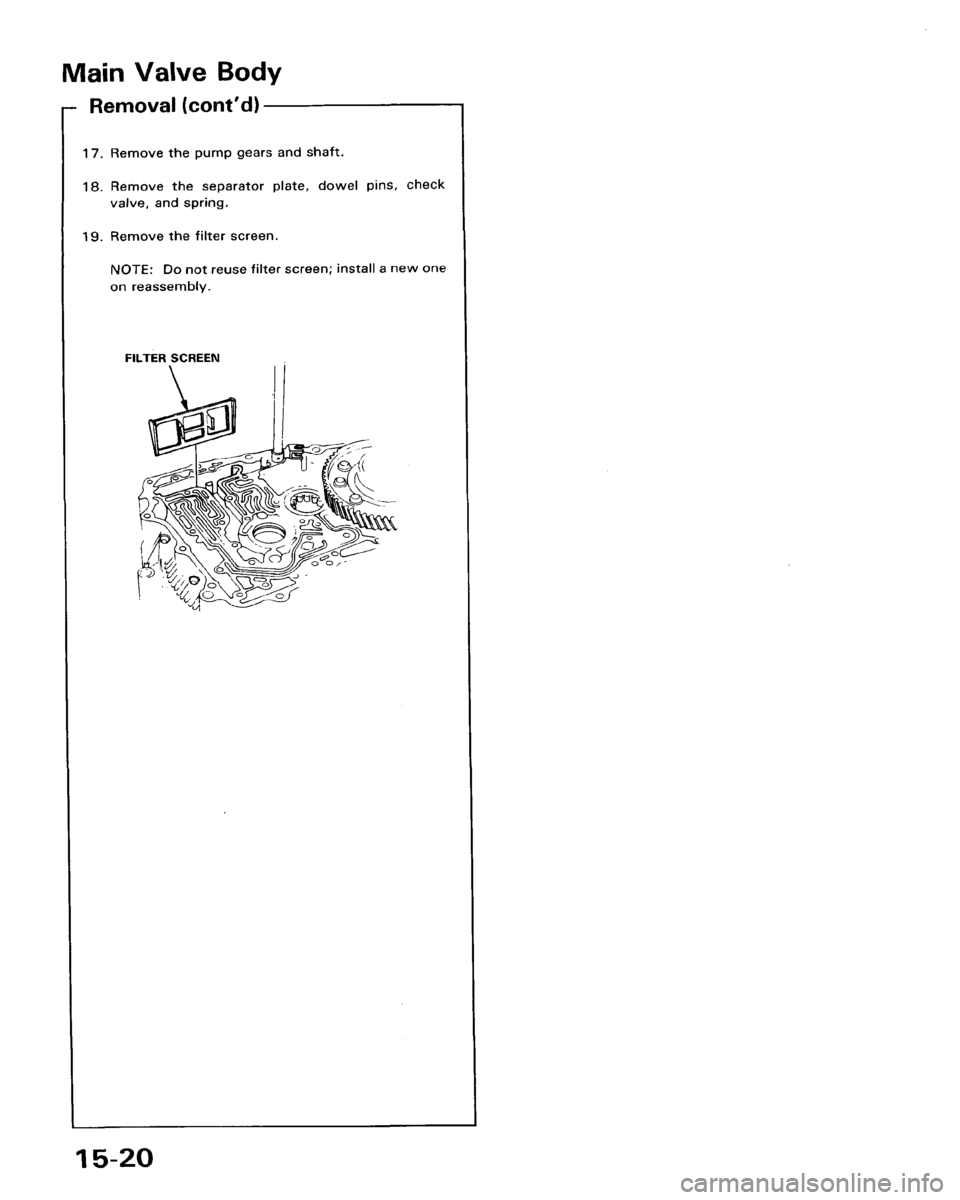 HONDA ACCORD 1986 CA / 3.G Workshop Manual HONDA ACCORD 1986 CA / 3.G Workshop Manual