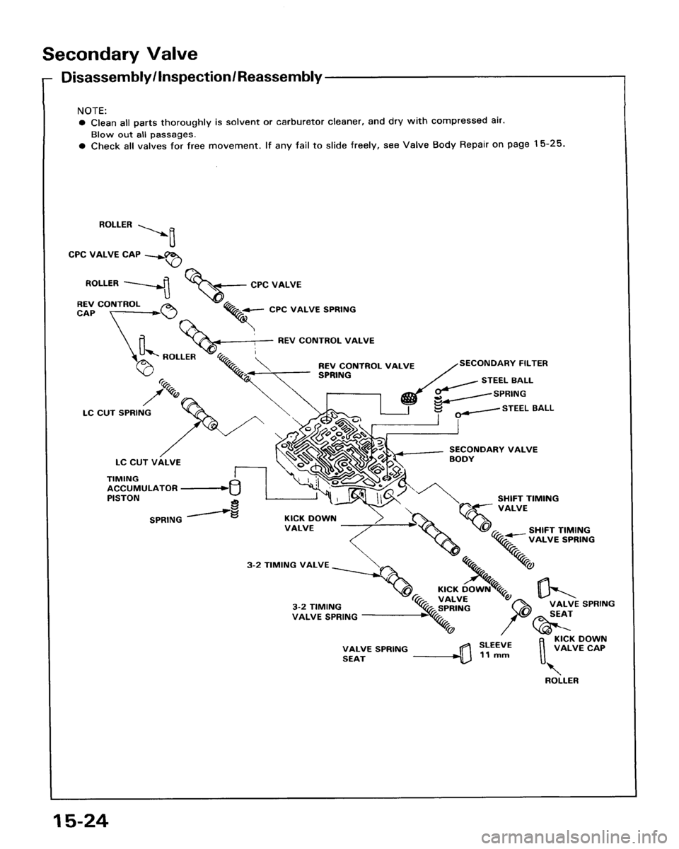 HONDA ACCORD 1986 CA / 3.G Workshop Manual HONDA ACCORD 1986 CA / 3.G Workshop Manual