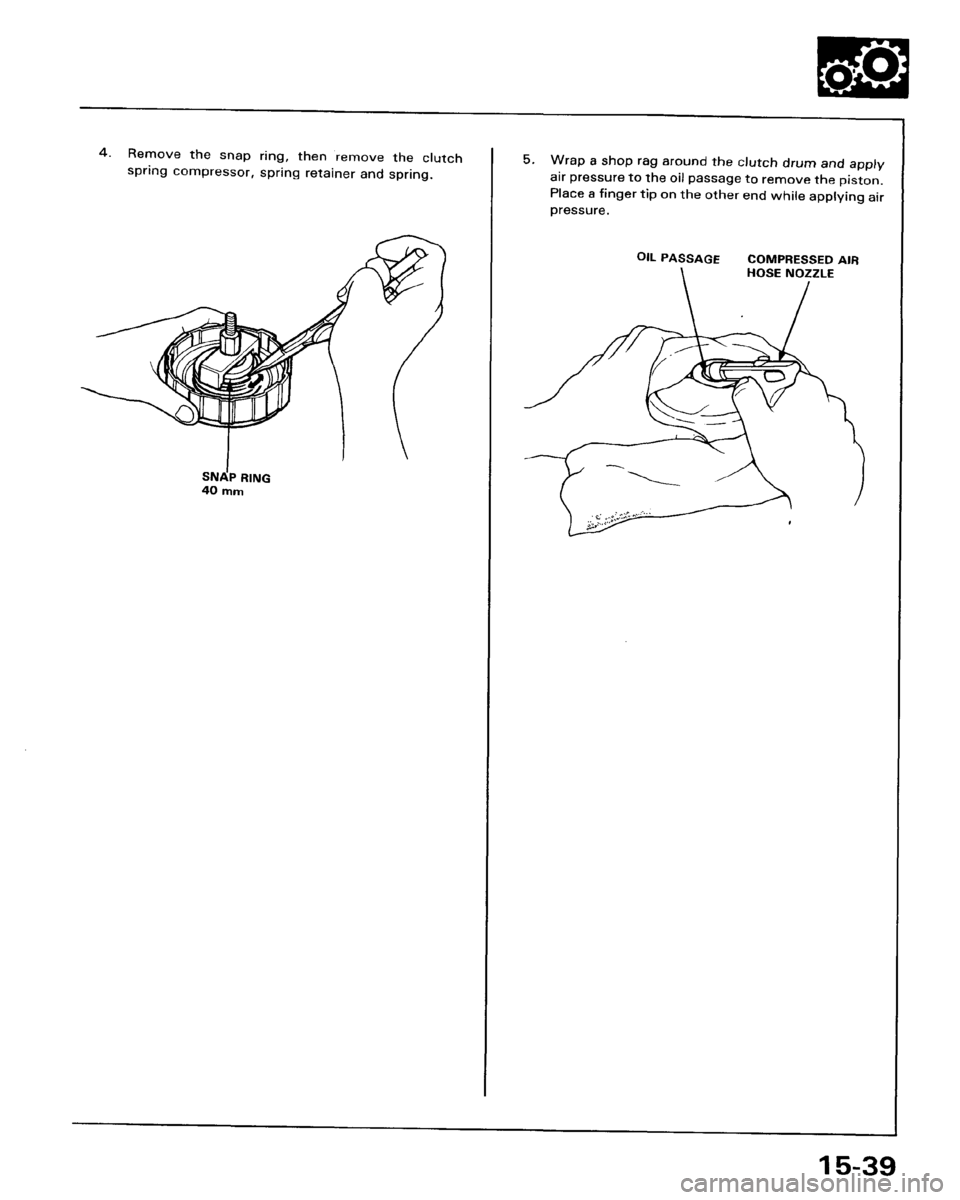 HONDA ACCORD 1986 CA / 3.G Workshop Manual 