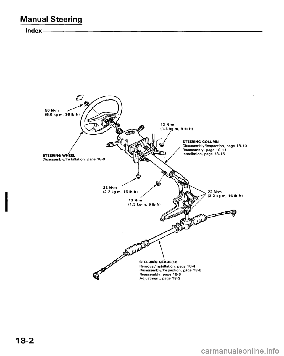 HONDA ACCORD 1986 CA / 3.G Workshop Manual 