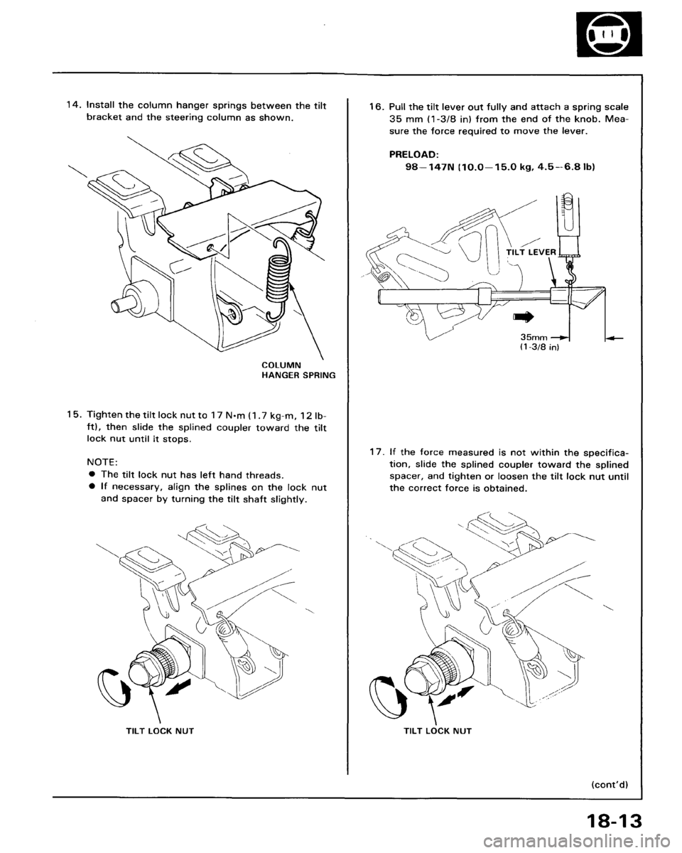 HONDA ACCORD 1986 CA / 3.G Workshop Manual 