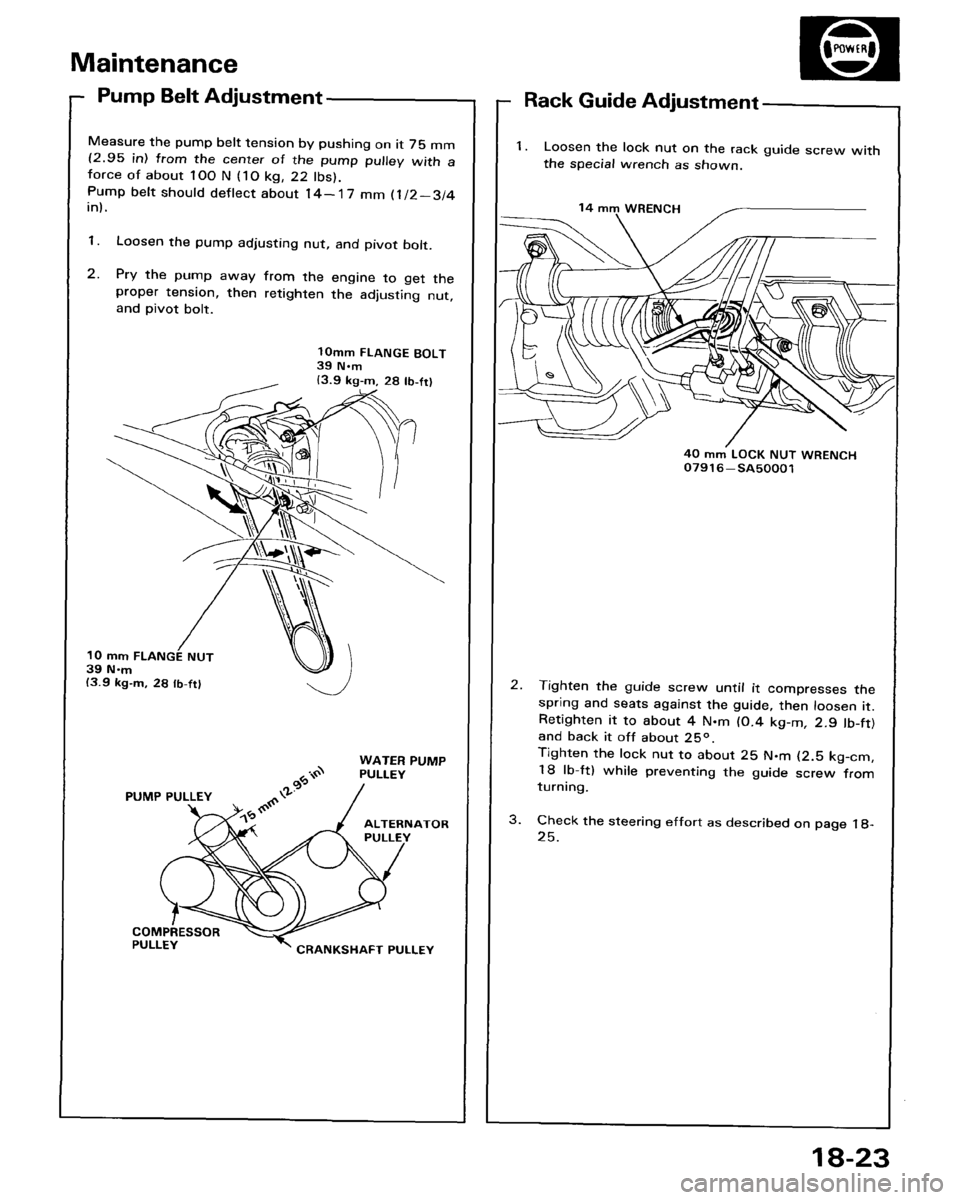 HONDA ACCORD 1986 CA / 3.G Workshop Manual HONDA ACCORD 1986 CA / 3.G Workshop Manual