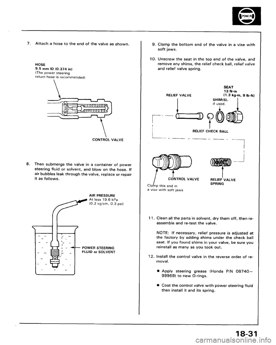 HONDA ACCORD 1986 CA / 3.G Workshop Manual HONDA ACCORD 1986 CA / 3.G Workshop Manual
