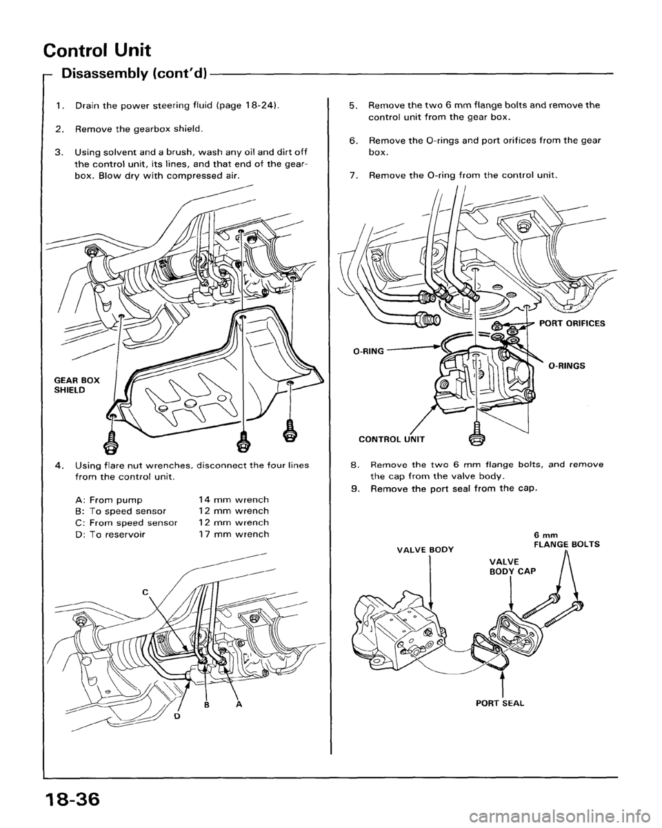 HONDA ACCORD 1986 CA / 3.G Workshop Manual HONDA ACCORD 1986 CA / 3.G Workshop Manual