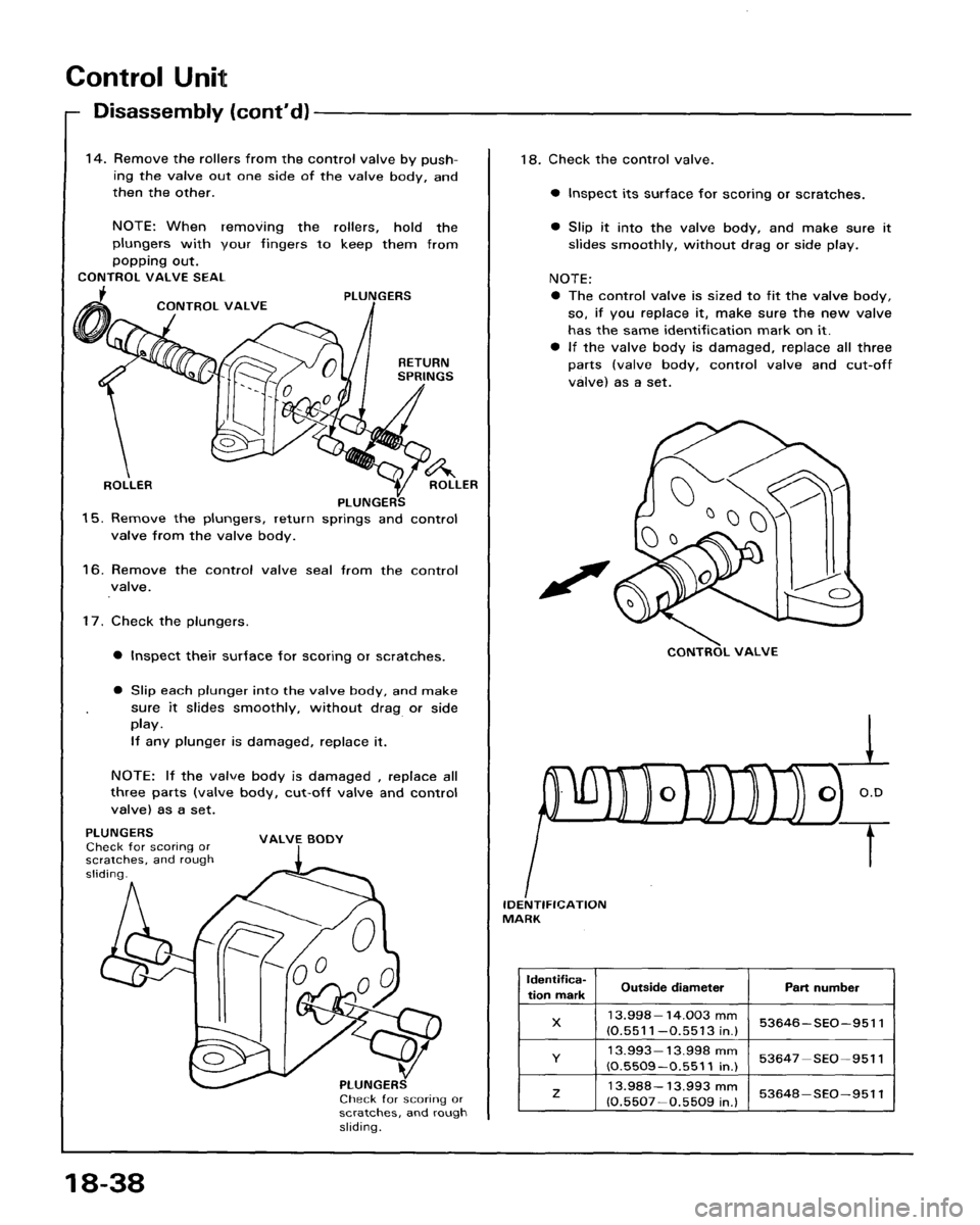 HONDA ACCORD 1986 CA / 3.G Workshop Manual HONDA ACCORD 1986 CA / 3.G Workshop Manual