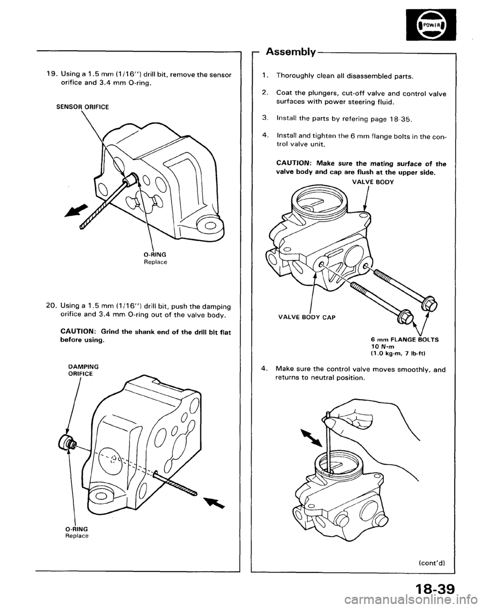 HONDA ACCORD 1986 CA / 3.G Workshop Manual HONDA ACCORD 1986 CA / 3.G Workshop Manual