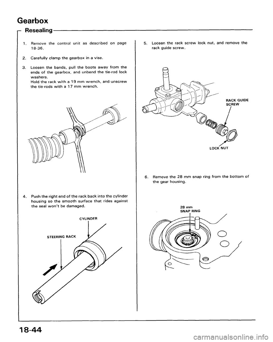 HONDA ACCORD 1986 CA / 3.G Workshop Manual HONDA ACCORD 1986 CA / 3.G Workshop Manual