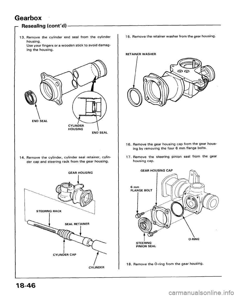 HONDA ACCORD 1986 CA / 3.G Workshop Manual HONDA ACCORD 1986 CA / 3.G Workshop Manual
