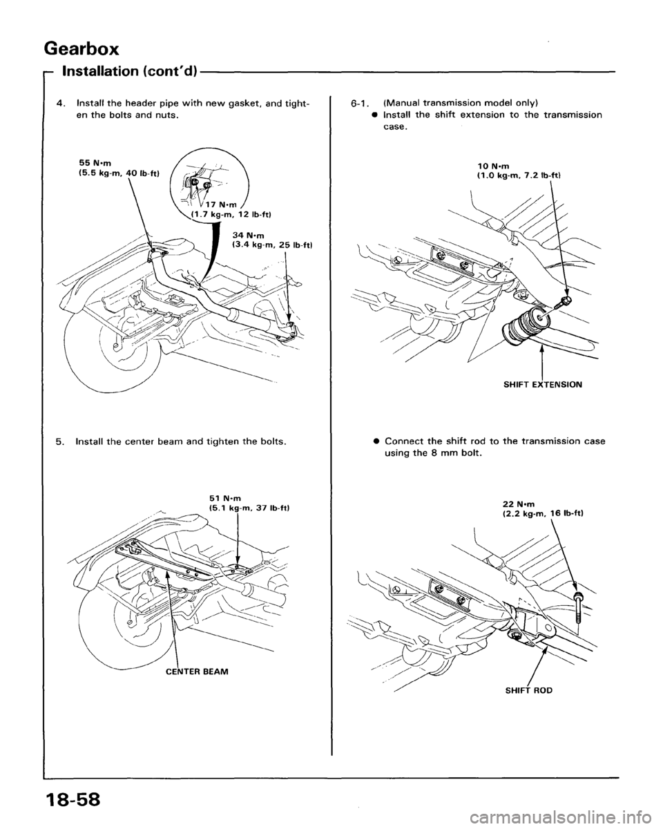 HONDA ACCORD 1986 CA / 3.G Workshop Manual HONDA ACCORD 1986 CA / 3.G Workshop Manual