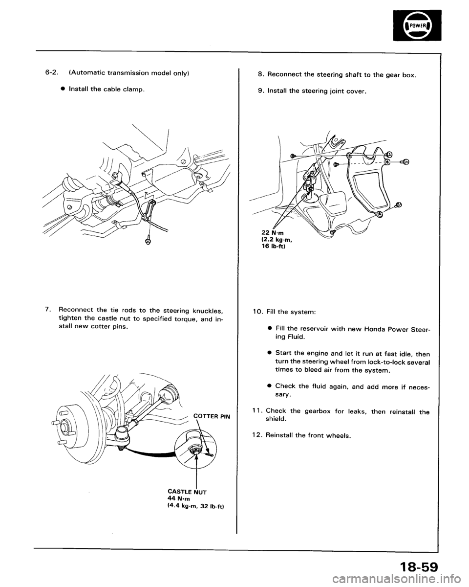 HONDA ACCORD 1986 CA / 3.G Workshop Manual HONDA ACCORD 1986 CA / 3.G Workshop Manual
