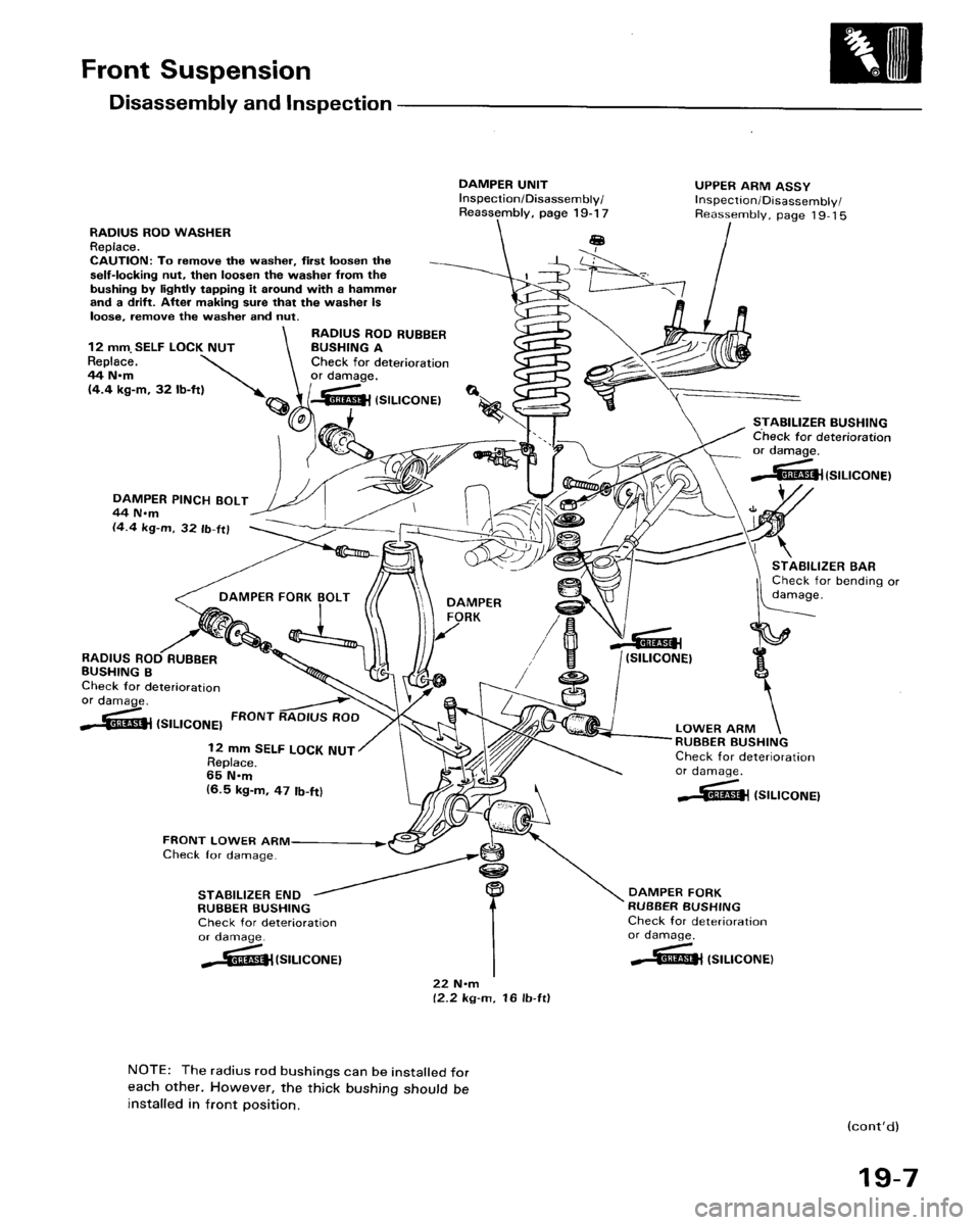 HONDA ACCORD 1986 CA / 3.G Workshop Manual HONDA ACCORD 1986 CA / 3.G Workshop Manual