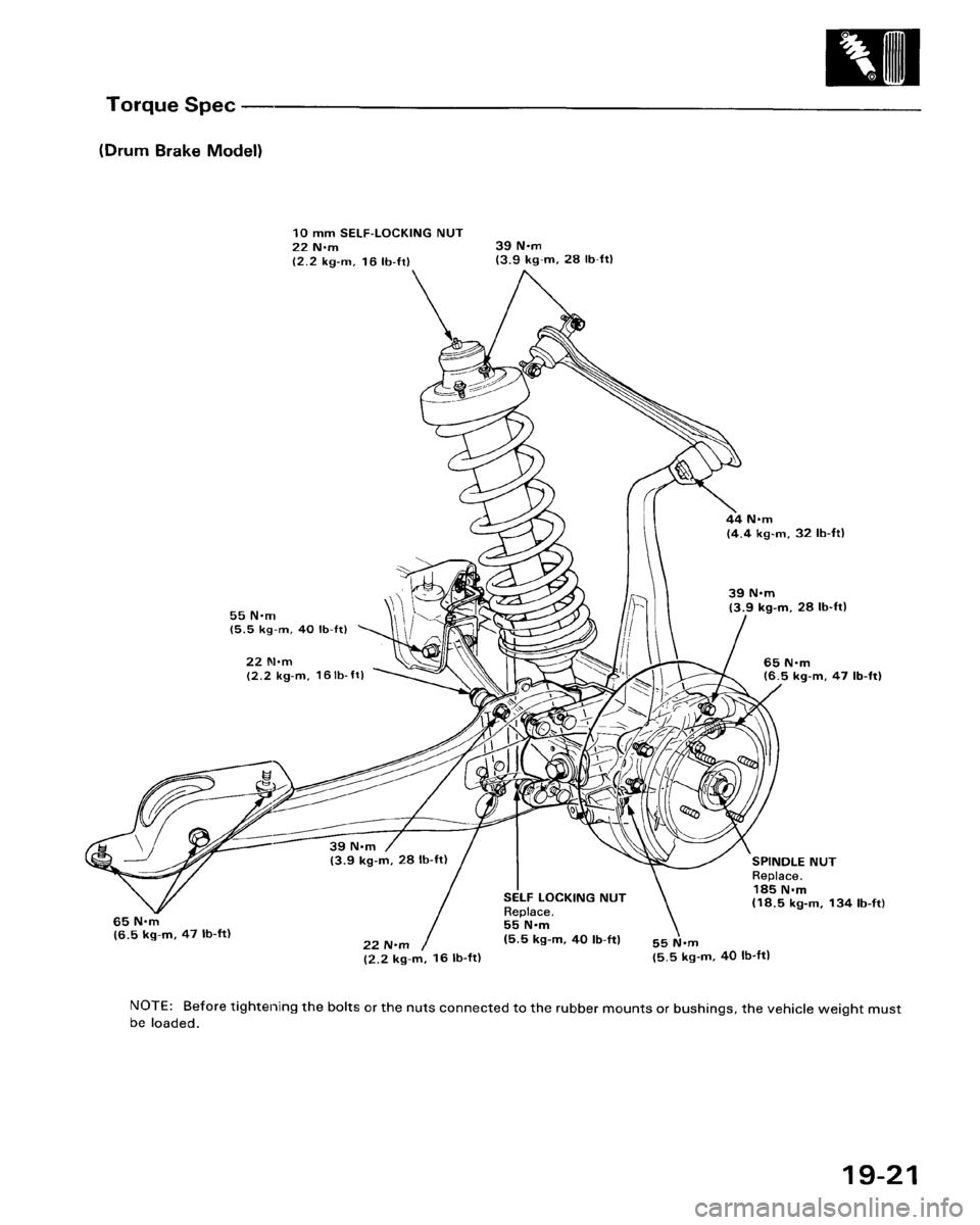 HONDA ACCORD 1986 CA / 3.G Workshop Manual 