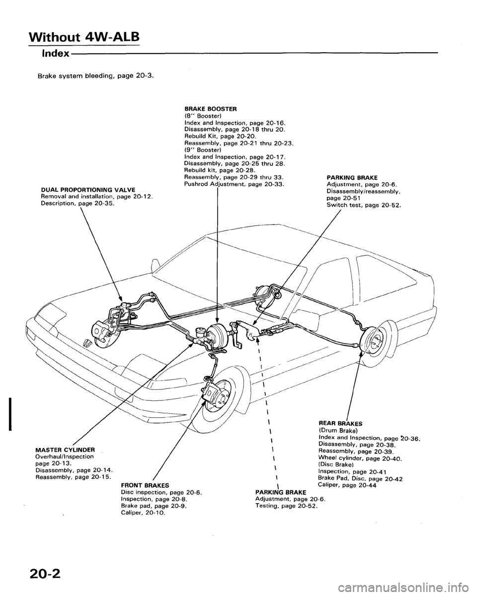HONDA ACCORD 1986 CA / 3.G Workshop Manual 