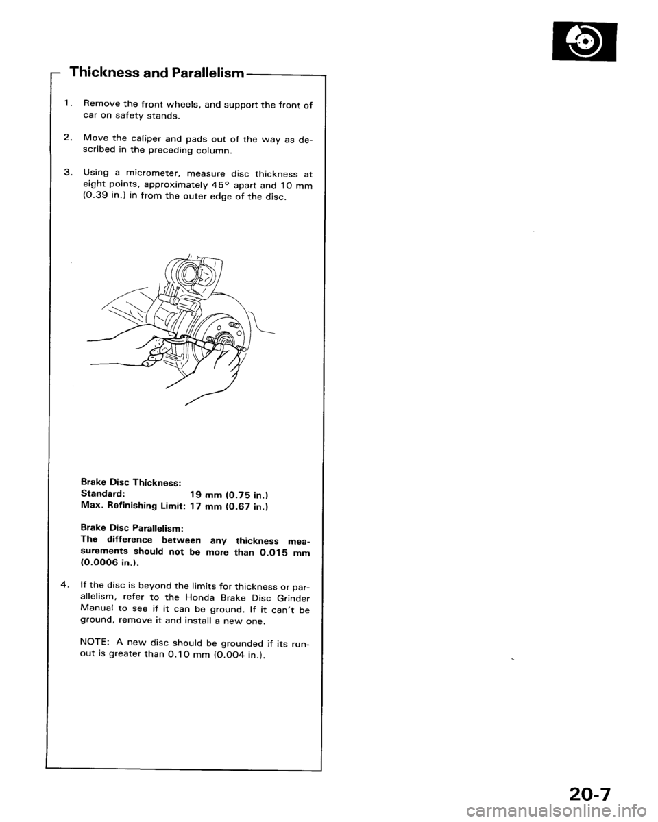 HONDA ACCORD 1986 CA / 3.G Workshop Manual HONDA ACCORD 1986 CA / 3.G Workshop Manual