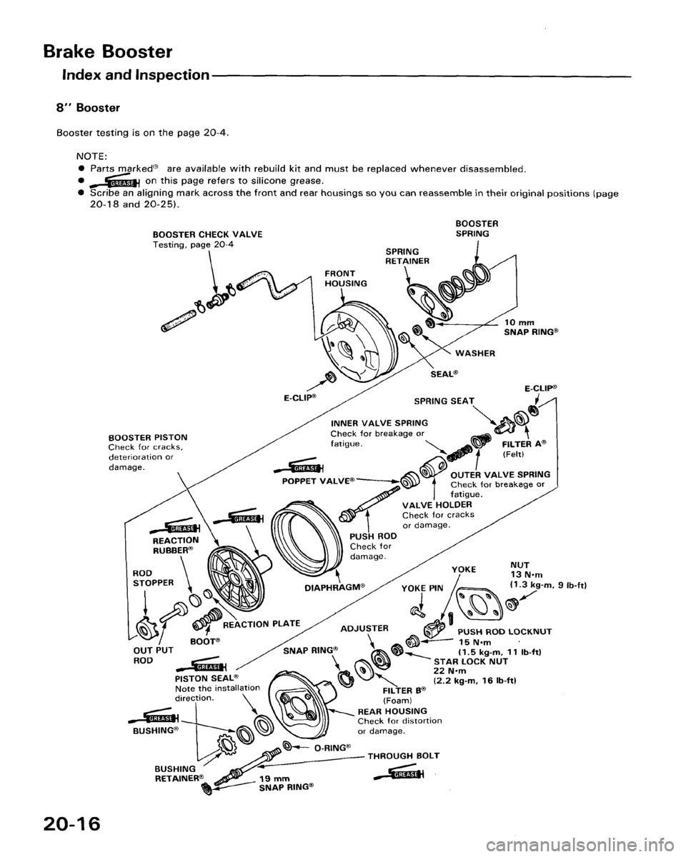 HONDA ACCORD 1986 CA / 3.G Workshop Manual HONDA ACCORD 1986 CA / 3.G Workshop Manual