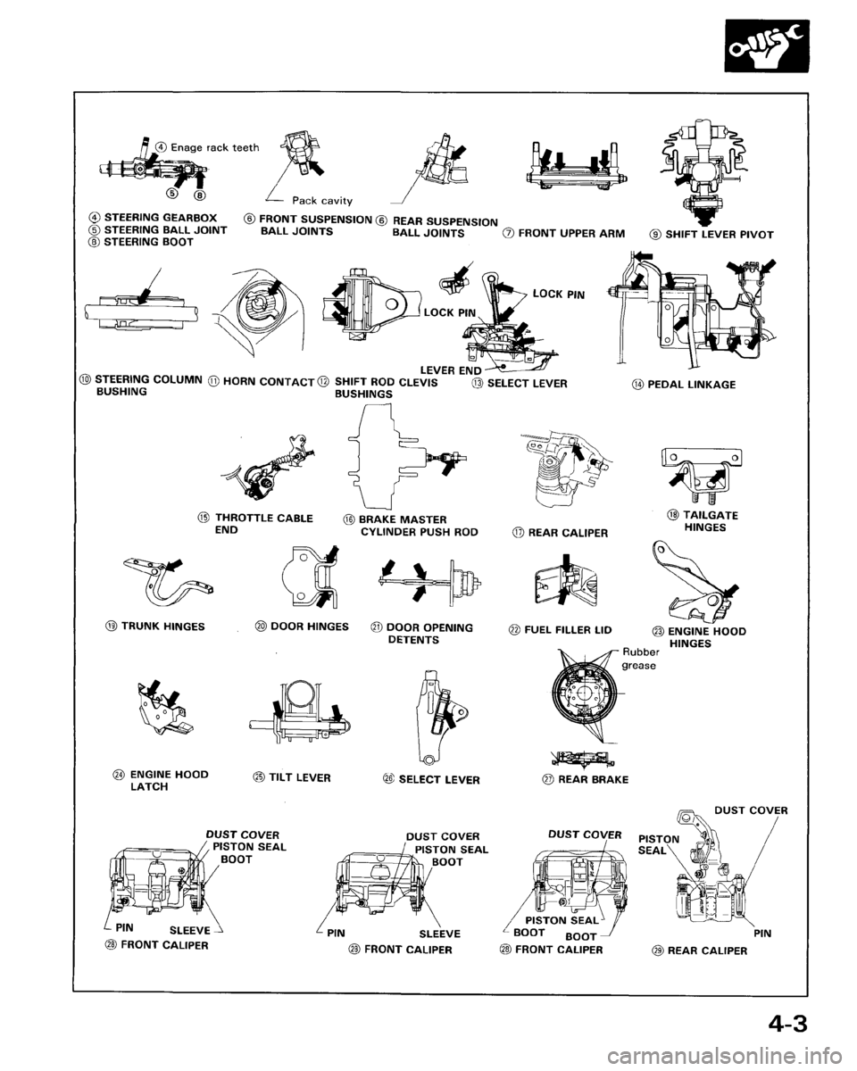 HONDA ACCORD 1986 CA / 3.G Repair Manual 