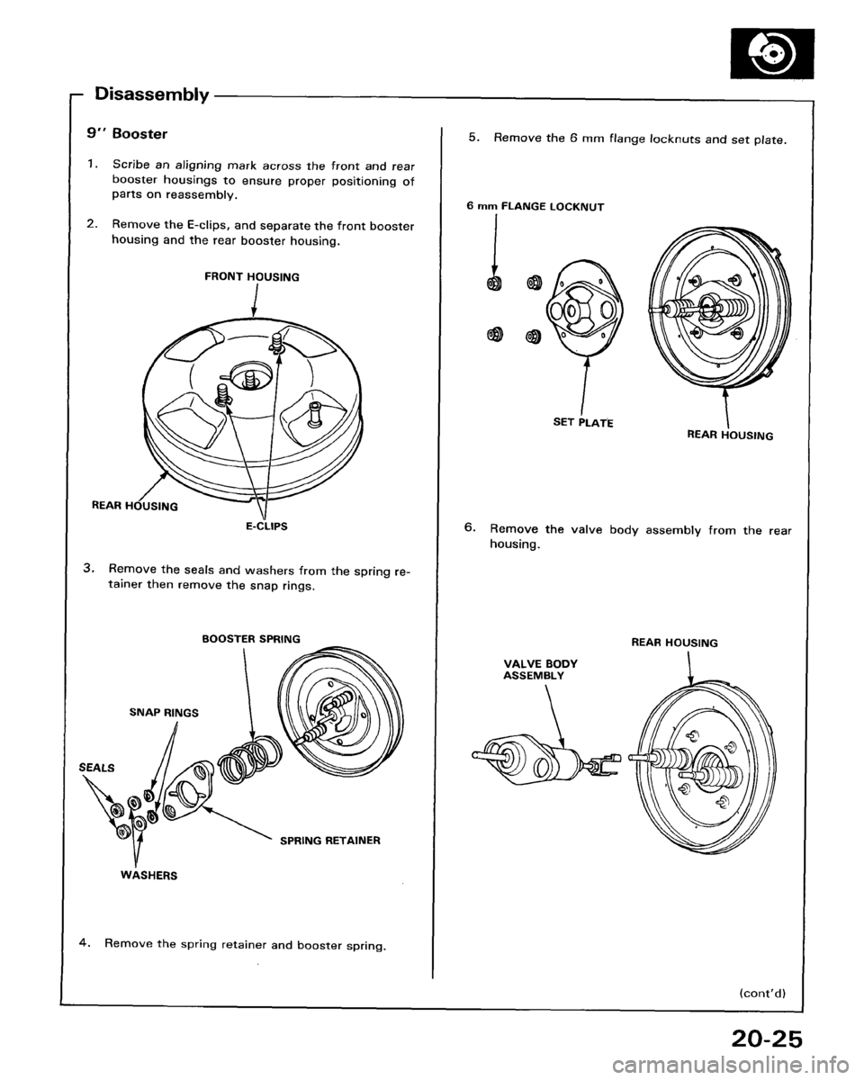 HONDA ACCORD 1986 CA / 3.G Workshop Manual 