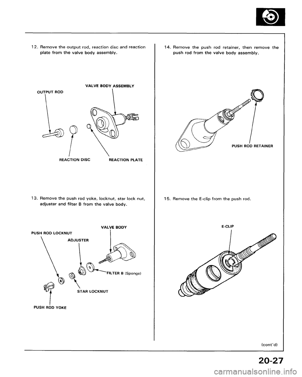 HONDA ACCORD 1986 CA / 3.G Workshop Manual 
