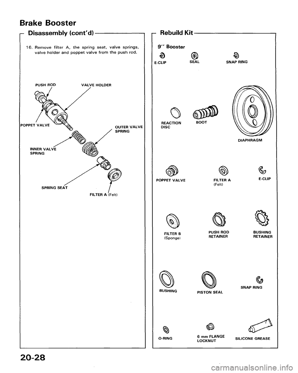 HONDA ACCORD 1986 CA / 3.G Workshop Manual 