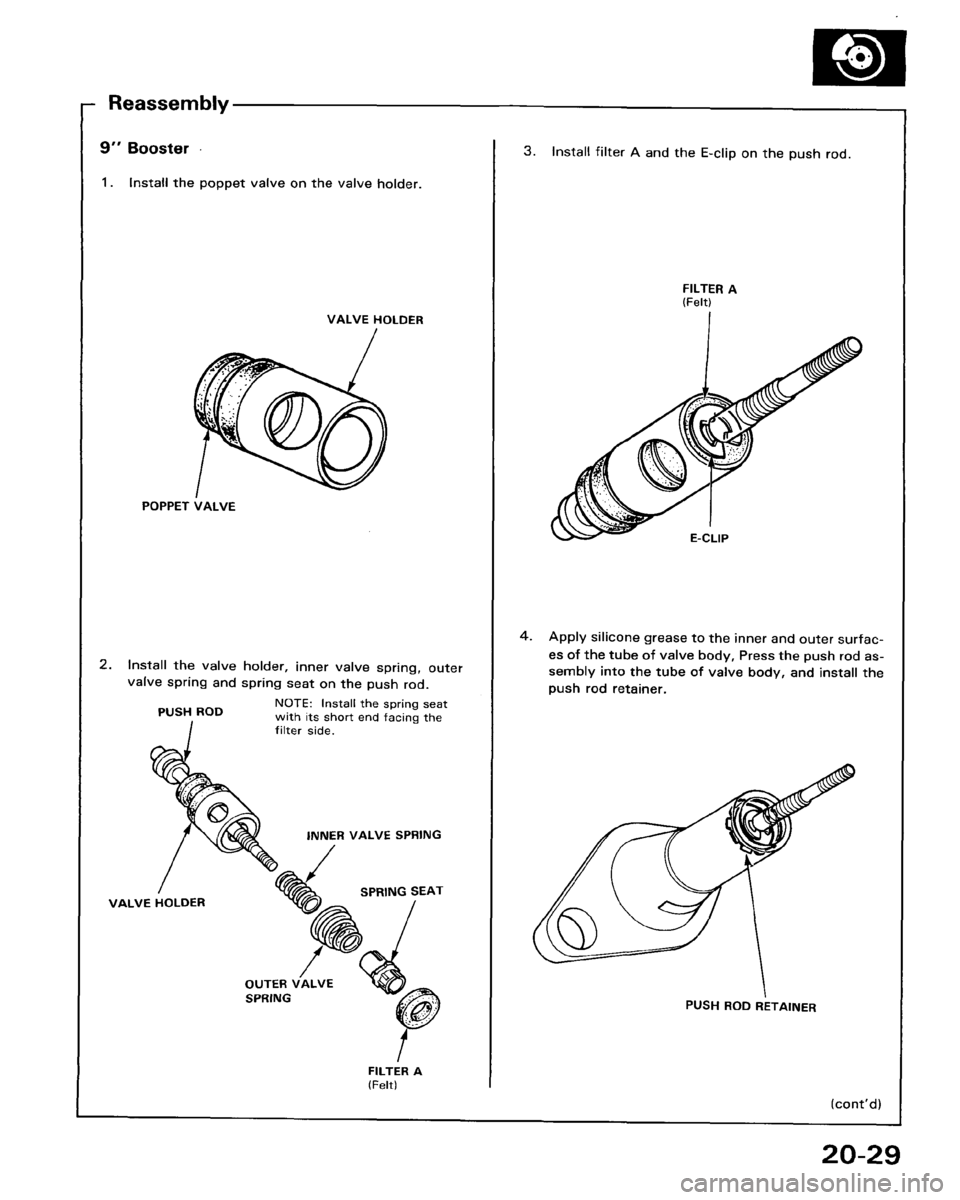 HONDA ACCORD 1986 CA / 3.G Workshop Manual 