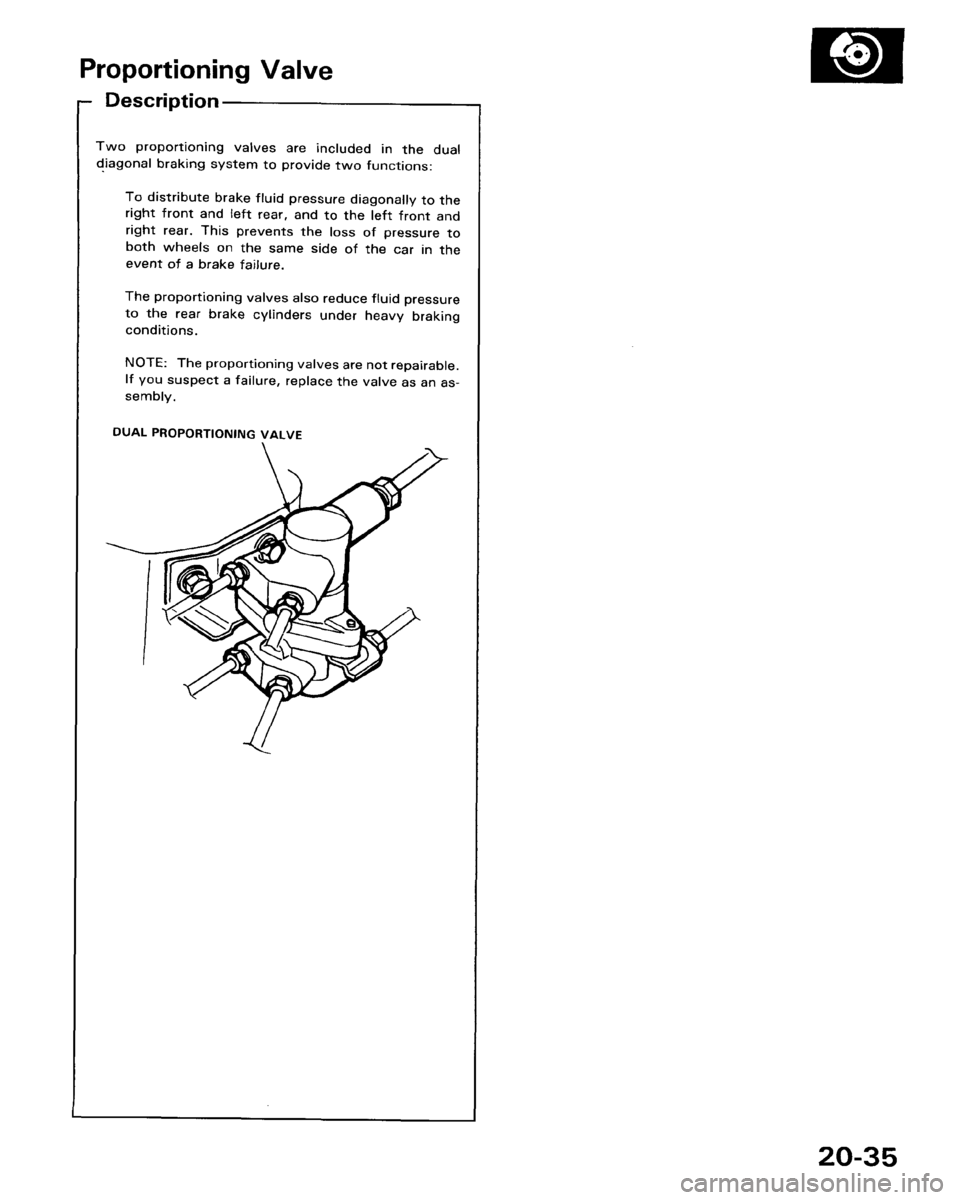 HONDA ACCORD 1986 CA / 3.G Workshop Manual 