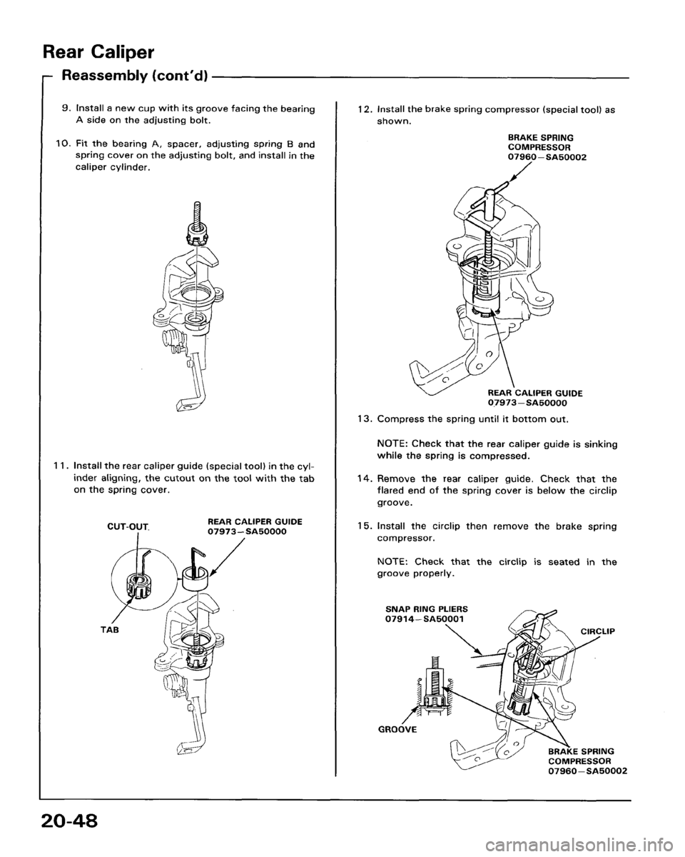 HONDA ACCORD 1986 CA / 3.G Workshop Manual 