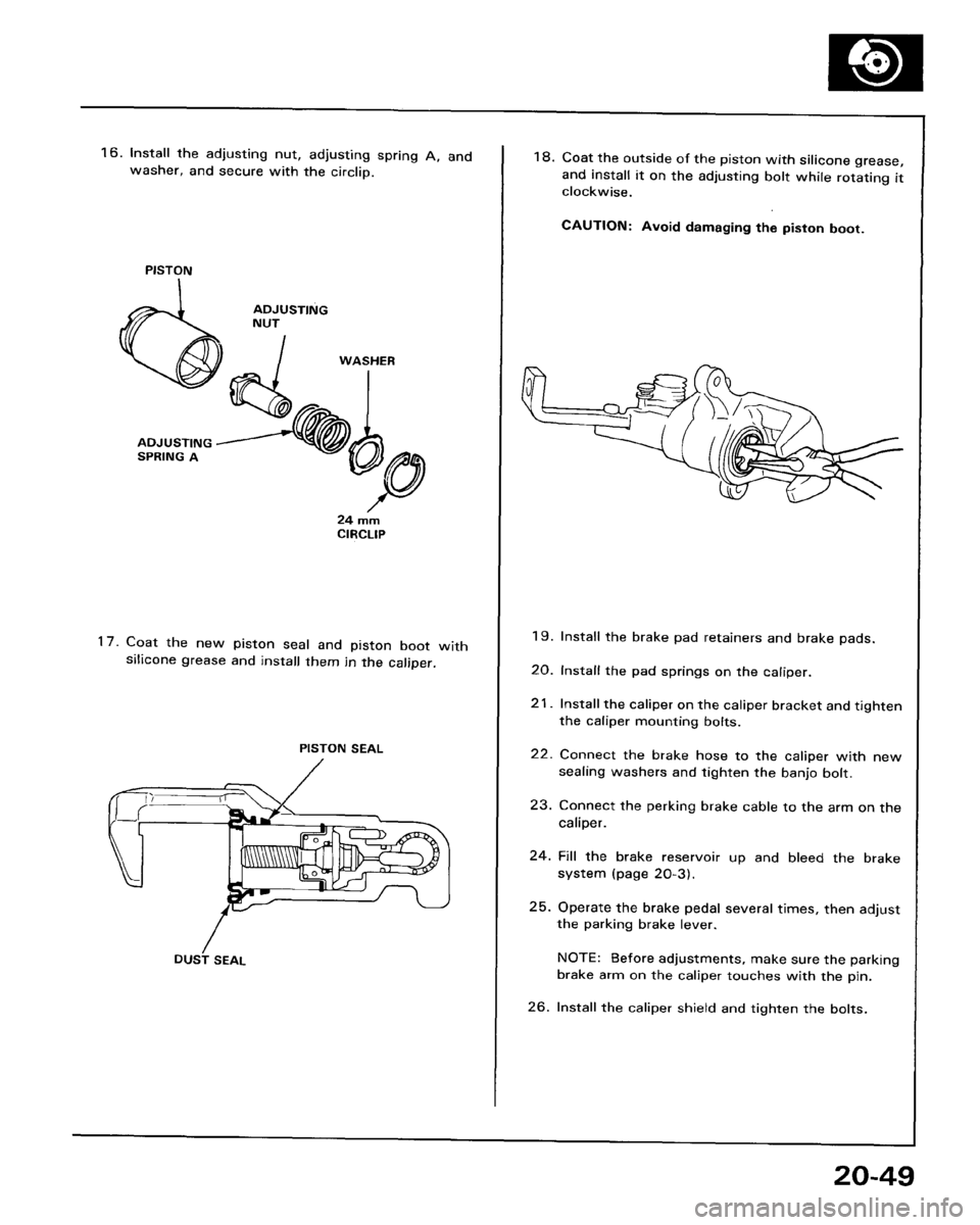 HONDA ACCORD 1986 CA / 3.G Workshop Manual 