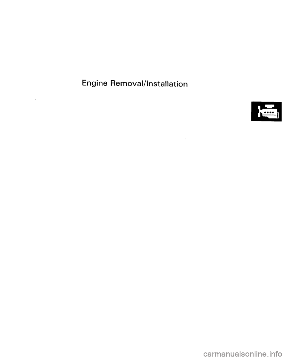HONDA ACCORD 1986 CA / 3.G Repair Manual HONDA ACCORD 1986 CA / 3.G Repair Manual