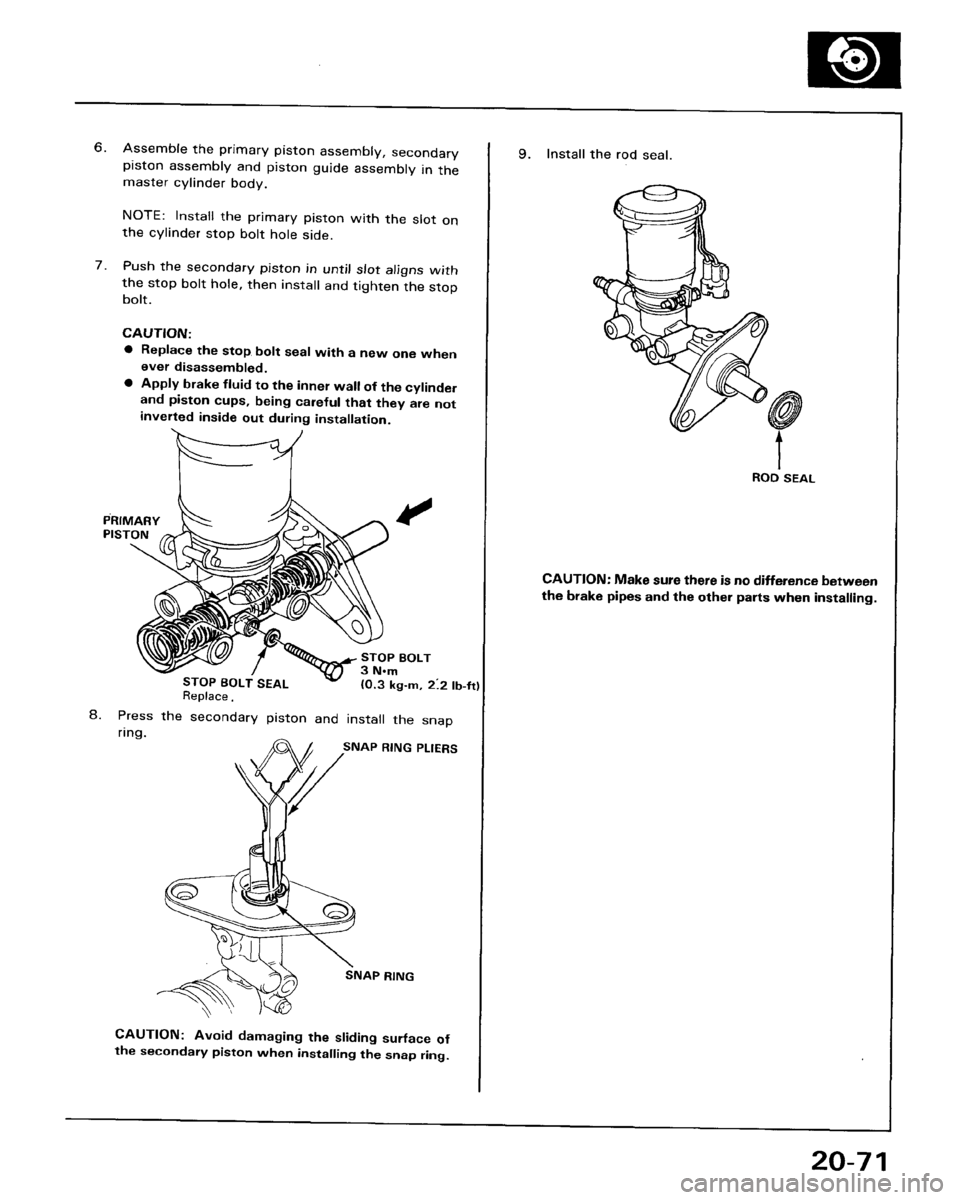 HONDA ACCORD 1986 CA / 3.G Workshop Manual HONDA ACCORD 1986 CA / 3.G Workshop Manual