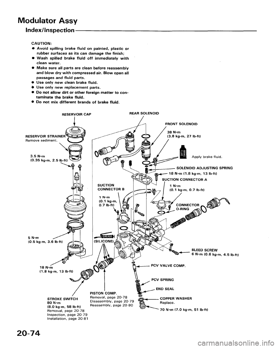HONDA ACCORD 1986 CA / 3.G Workshop Manual HONDA ACCORD 1986 CA / 3.G Workshop Manual