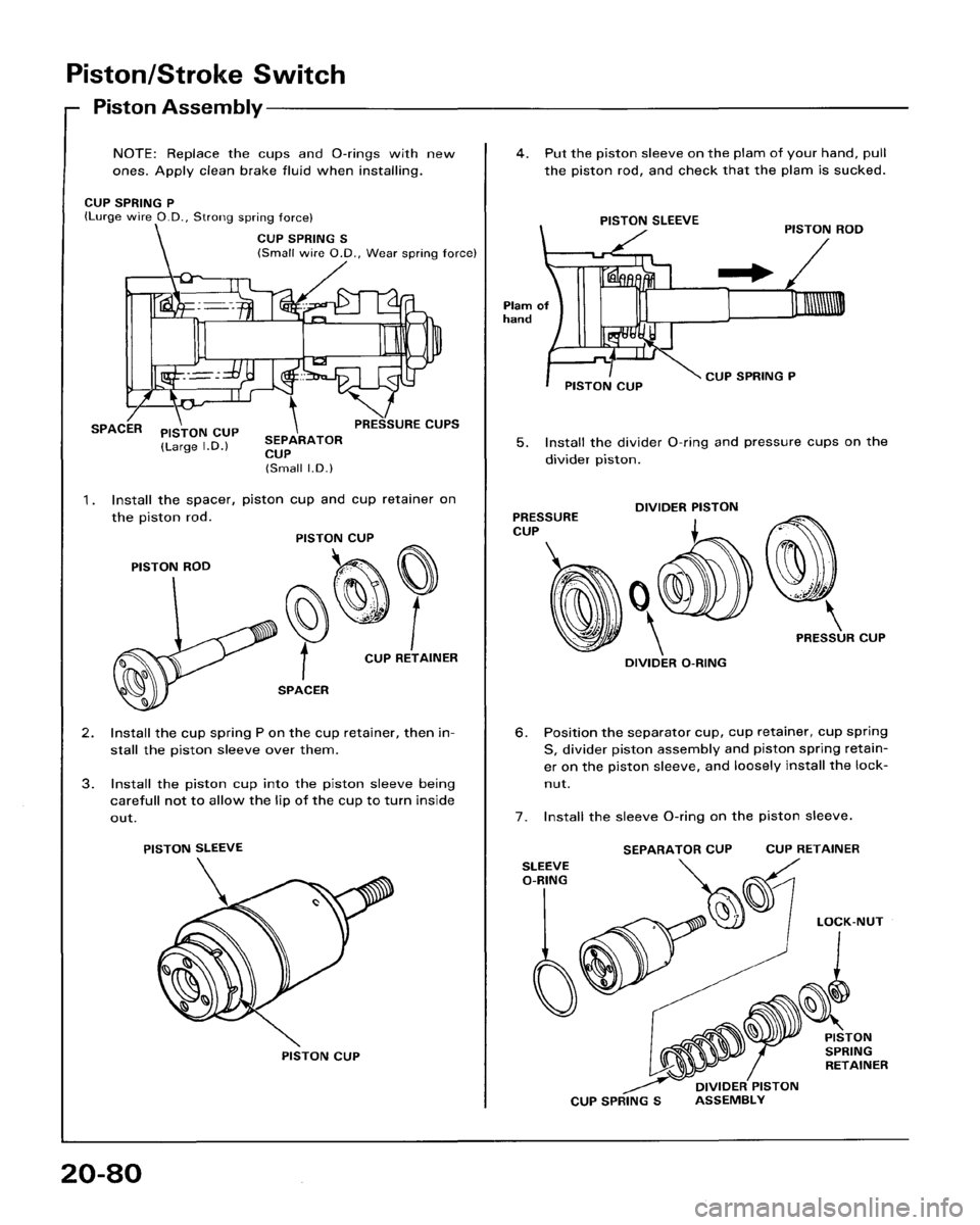 HONDA ACCORD 1986 CA / 3.G Workshop Manual HONDA ACCORD 1986 CA / 3.G Workshop Manual