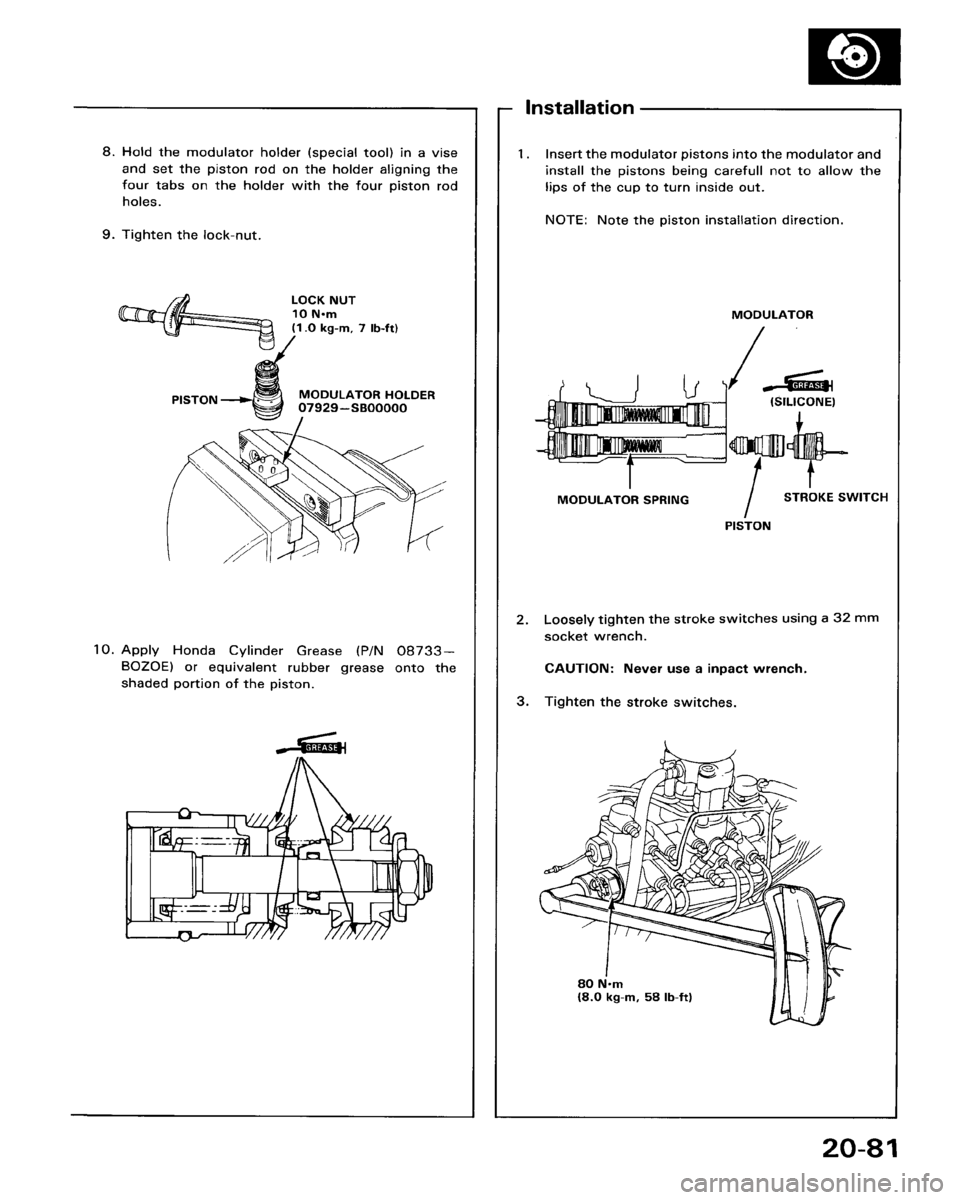 HONDA ACCORD 1986 CA / 3.G Workshop Manual HONDA ACCORD 1986 CA / 3.G Workshop Manual