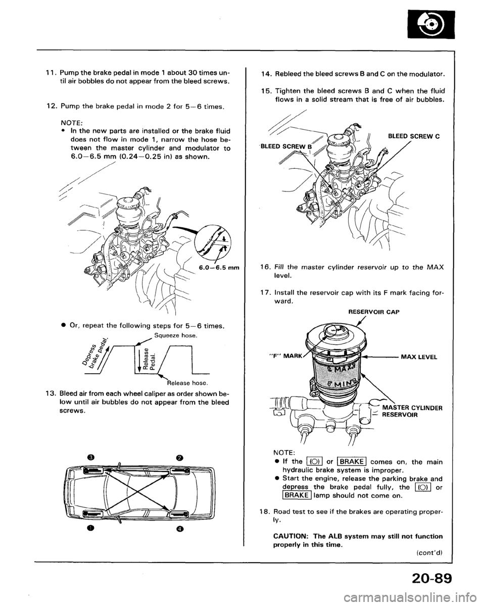 HONDA ACCORD 1986 CA / 3.G Workshop Manual 
