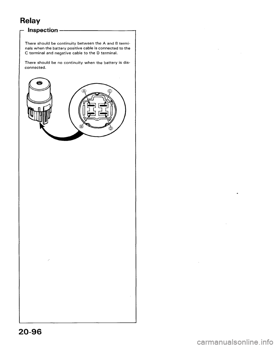 HONDA ACCORD 1986 CA / 3.G Workshop Manual 