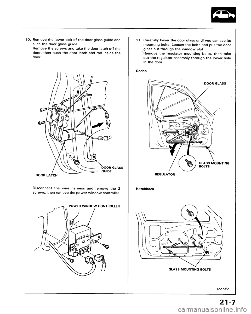 HONDA ACCORD 1986 CA / 3.G Workshop Manual 