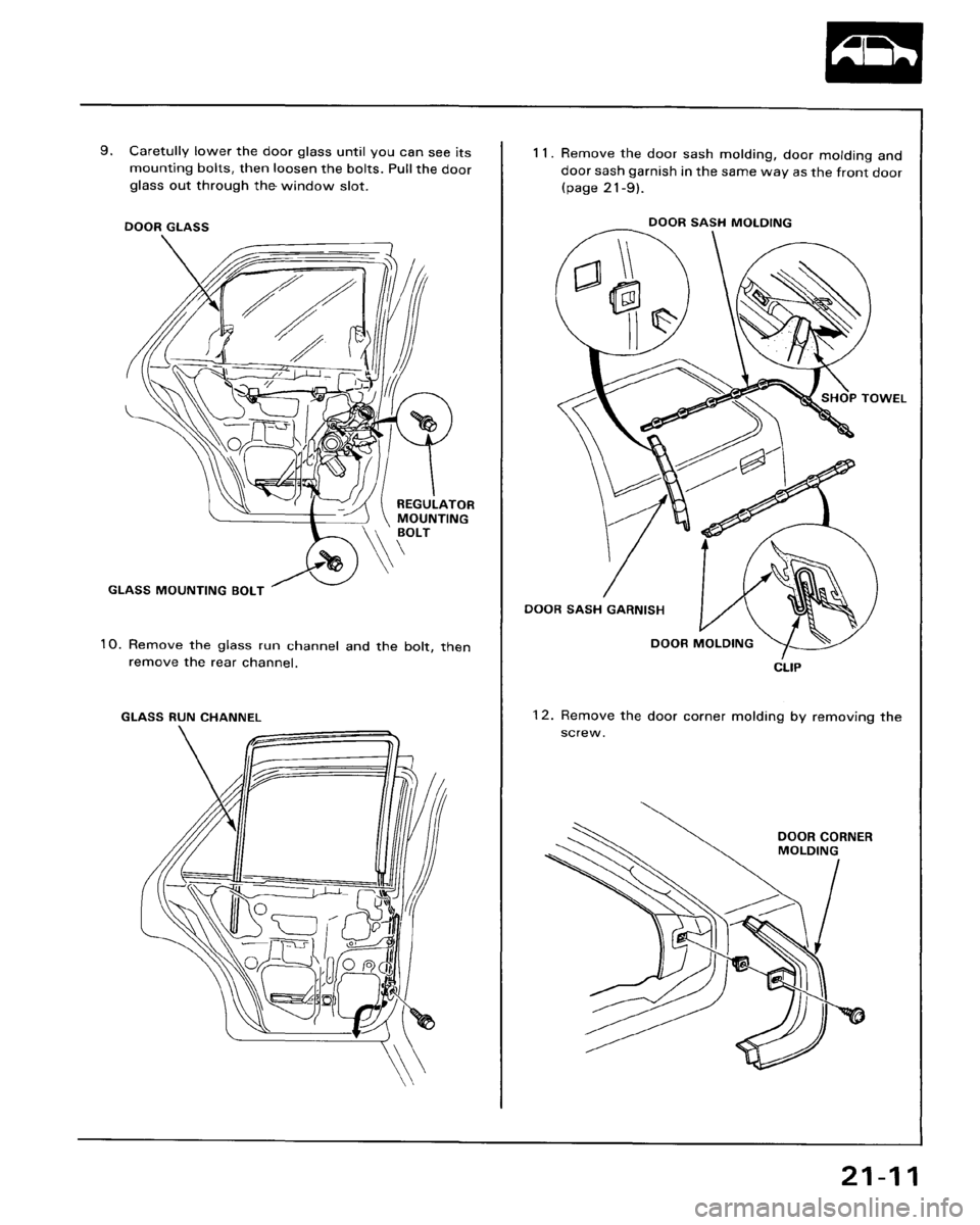 HONDA ACCORD 1986 CA / 3.G Workshop Manual 