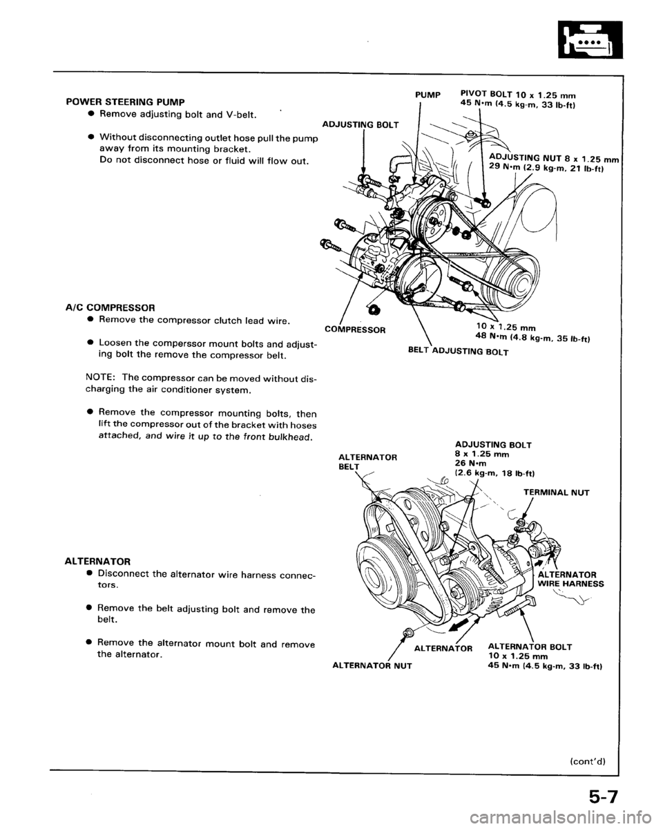 HONDA ACCORD 1986 CA / 3.G Repair Manual 