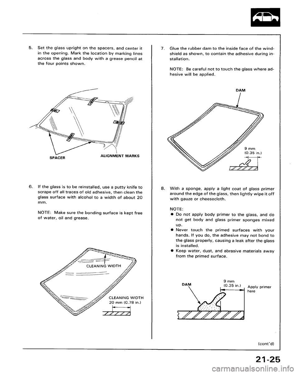 HONDA ACCORD 1986 CA / 3.G Workshop Manual 