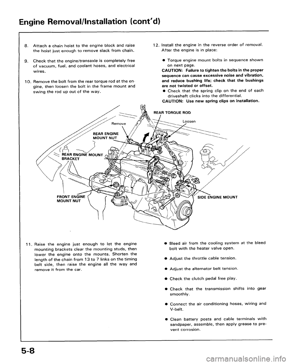 HONDA ACCORD 1986 CA / 3.G Repair Manual HONDA ACCORD 1986 CA / 3.G Repair Manual