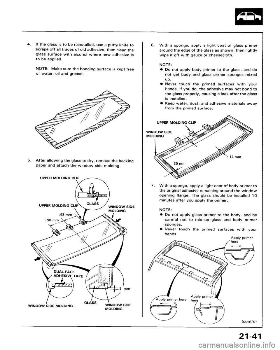 HONDA ACCORD 1986 CA / 3.G Workshop Manual 