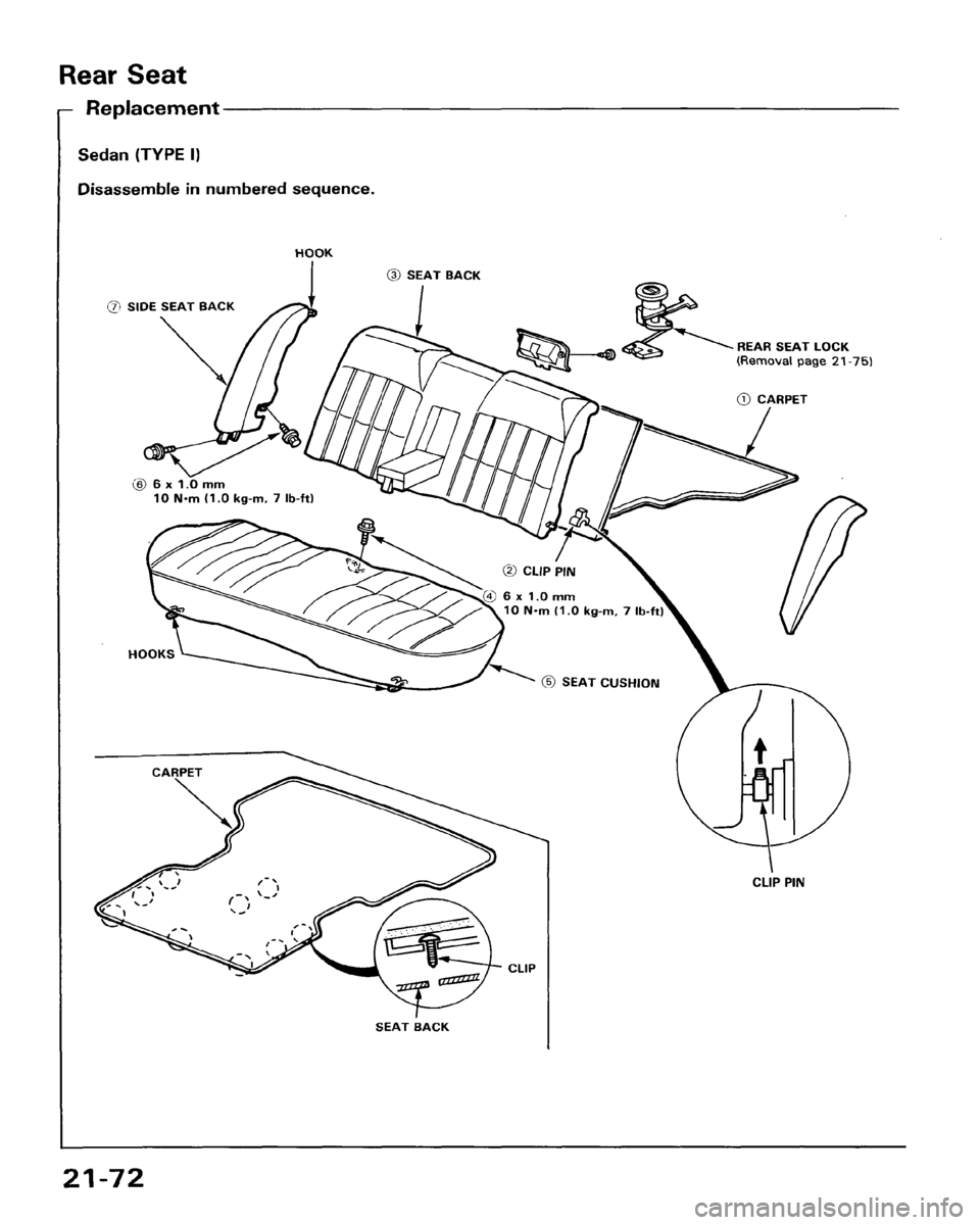HONDA ACCORD 1986 CA / 3.G Workshop Manual 