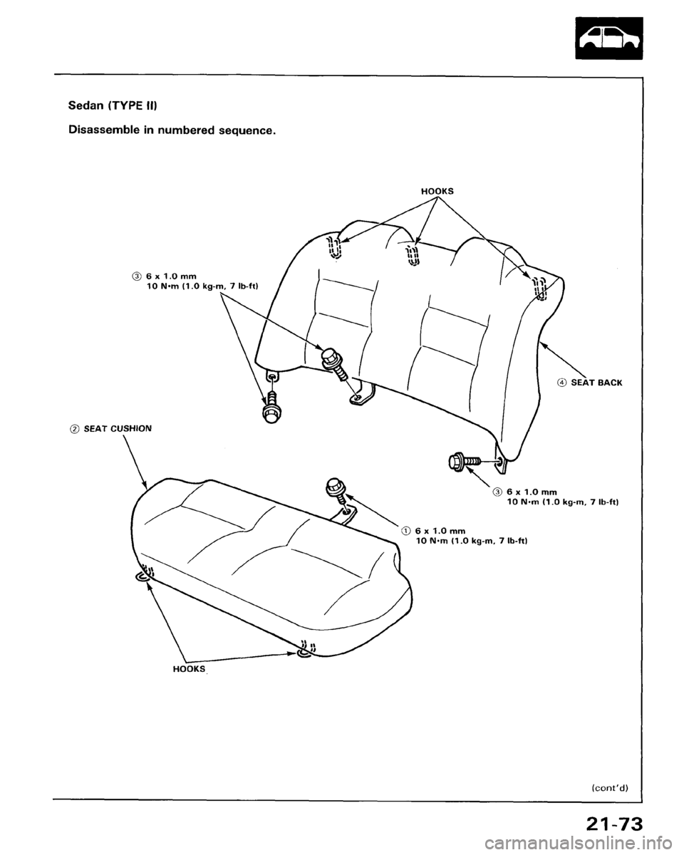 HONDA ACCORD 1986 CA / 3.G Workshop Manual 