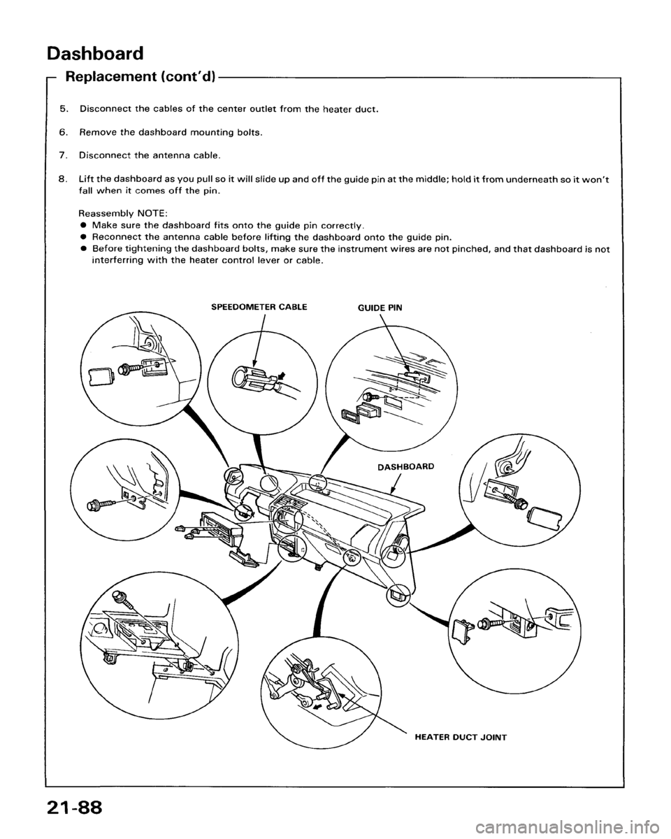 HONDA ACCORD 1986 CA / 3.G Workshop Manual HONDA ACCORD 1986 CA / 3.G Workshop Manual